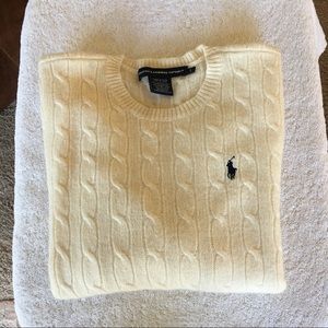 Men's Ralph Lauren Merino Wool Cable Knit Sweater